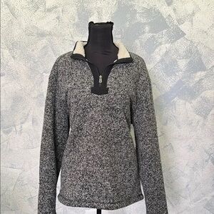 Gray Quarter-Zip Sweater